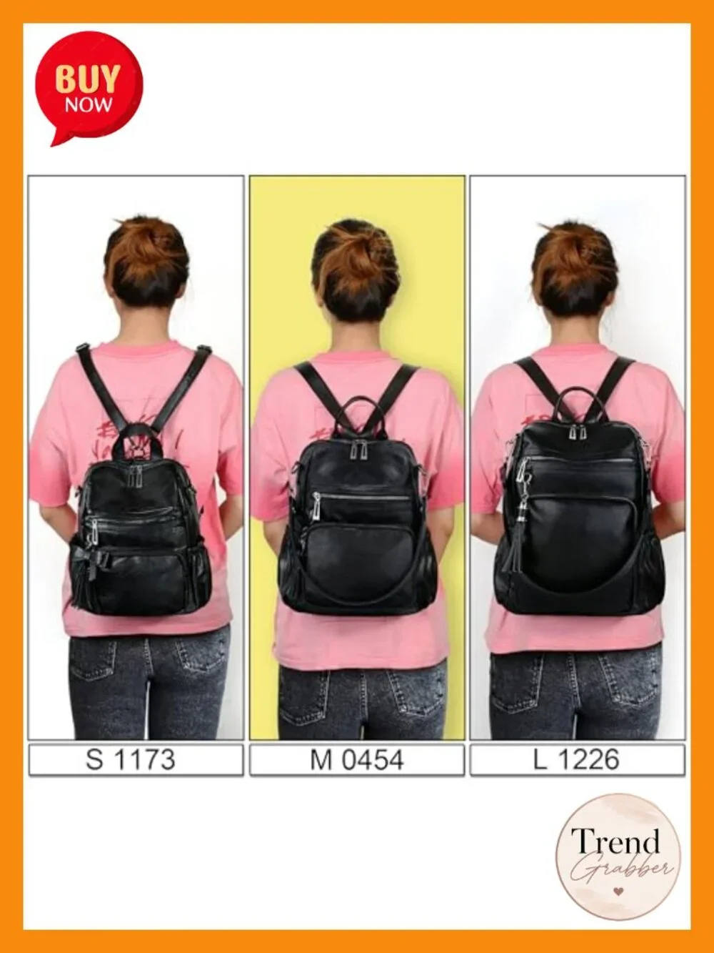 UT0 Women's Vegan Leather Convertible Backpack Purse with Tassel, Designer